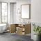 James Martin Vanities Laurent 36in Single Vanity, Light Natural Oak w/ 3 CM Eternal Jasmine Pearl Top 545-V36-LNO-3EJP - alternate 5